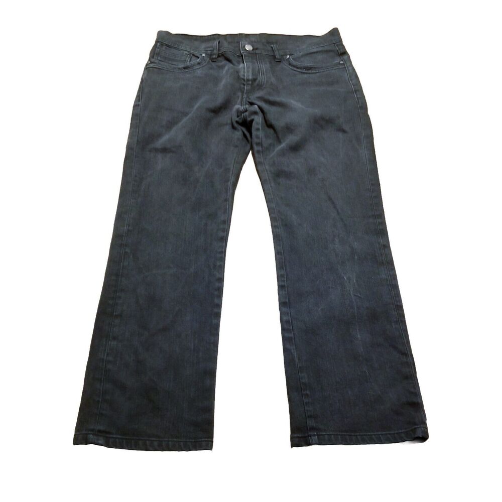 Versace Collection Trend Jeans Men's Size 34 Black Denim Straight (34x27)